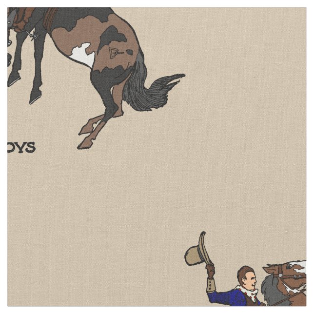 Dustbowl Cowboys Tyg (Närbild)