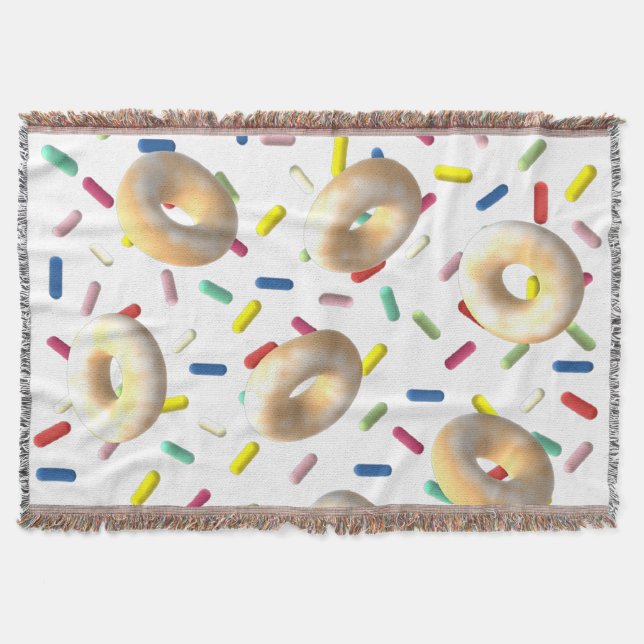 Dusted Donuts and Sprinkles Filt (Framsidan)