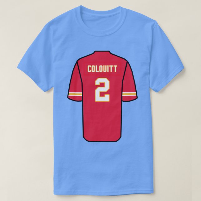 Dustin Colquitt Jersey T Shirt (Design framsida)