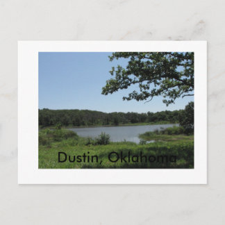 Dustin Sjö 1, Dustin, Oklahoma Vykort