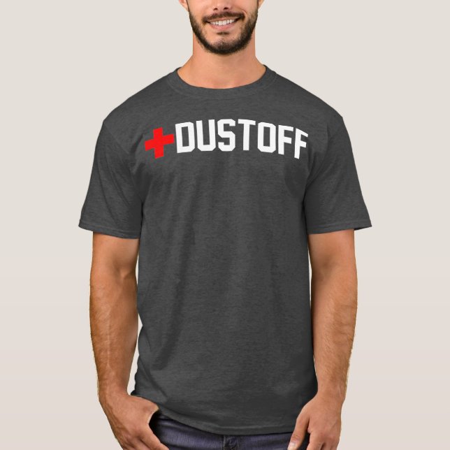 DUSTOFF MEDEVAC CROSS T SHIRT (Framsida)