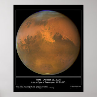 DustStormOnMars-2005-34a Poster
