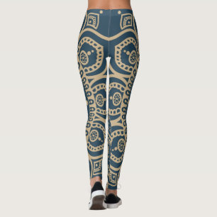Dusty älskare-design med fullt Mandala-bild Yoga Leggings