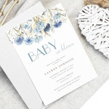 DUSTY Baby i Bloom Blue Beige Baby Shower