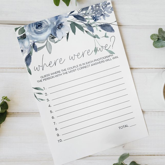 Dusty Blåa blommor var vi Flygblad (Skapare uppladdad)