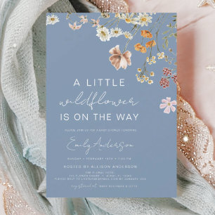 Dusty Blue A Little Wildblomma Baby Shower