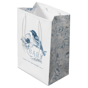 Dusty Blue Baby i Bloom Boy Shower Bag