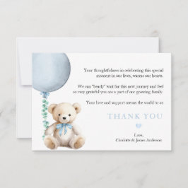 Dusty Blue Barly Wait Baby Shower Tack
