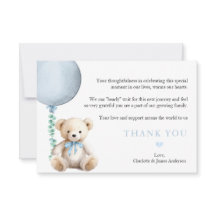 Dusty Blue Barly Wait Baby Shower Tack