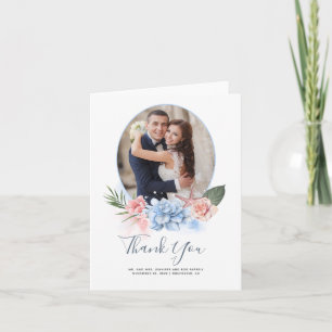 Dusty Blue Beach Wedding Tack Photo Kort