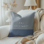 Dusty Blue Block Personlig Dekorativ kudde<br><div class="desc">Modern minimal dekorativ kudde med ett dammigt blått färg-block. Perfekt för heminredning och gåvor till lärare,  nya bostadsägare,  nya lyweder med mera.</div>