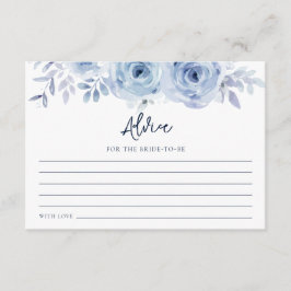 Dusty Blue Blommigt Flower Möhippa Adapter Tilläggskort