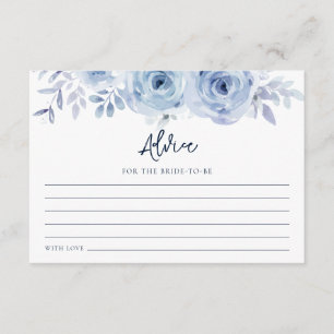 Dusty Blue Blommigt Flower Möhippa Adapter Tilläggskort