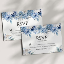 Dusty Blue Blommigt Flowers Garden Wedding Wedding