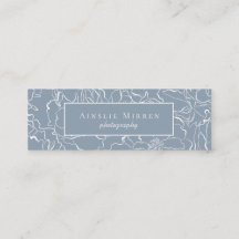 Dusty Blue - Blommigt