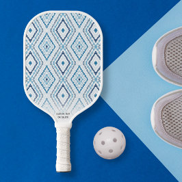 Dusty Blue Boho Chic Diamond Mönster Anpassningsba