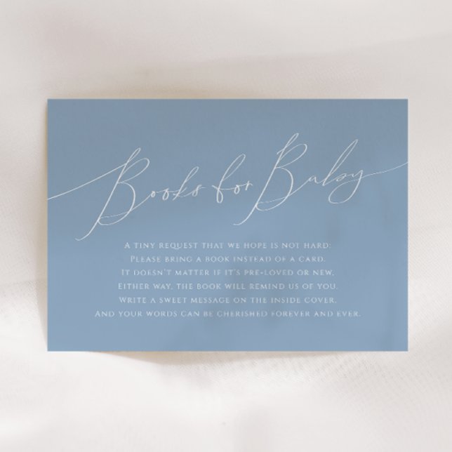 Dusty Blue-Bokar för Baby Tilläggskort (Skapare uppladdad)