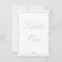 Dusty Blue-Bordsnummer