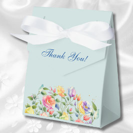 Dusty Blue Bright Blommigt Rosa ros Möhippa Presentaskar