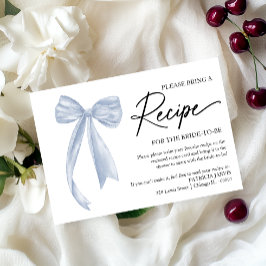 Dusty Blue Bröllopsfest Recept Förfrågan Bifogad  Inbjudningar