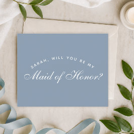 Dusty Blue Budget Maid of honor Frieri