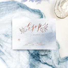 Dusty blue calligraphy rustic blommigt bröllop OSA