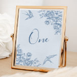 Dusty Blue Chinoiserie Möhippa Bordsnummer<br><div class="desc">Dusty Blue Chinoiserie Möhippa Bordsnummer</div>