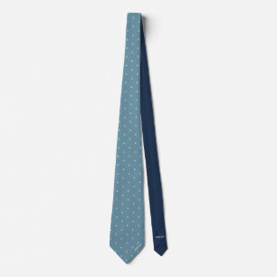 Dusty blue Custom Name Monogram-offert Slips