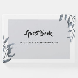 Dusty Blue Eucalyptus Gästböcker