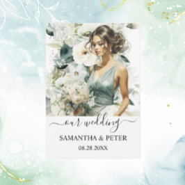 Dusty Blue Eucalyptus Greenery OSA Kort