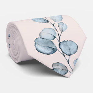 Dusty Blue Eukalyptus Grönska Bröllop Rosabränd Ro Slips