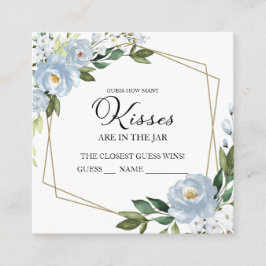 Dusty Blue Geometric gissar hur många sjukkassor Tilläggskort