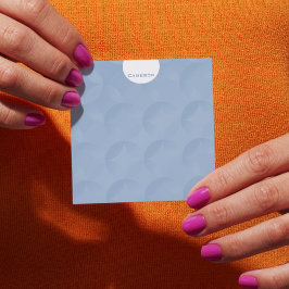 Dusty Blue Graphic Design Personlig Post-it Block