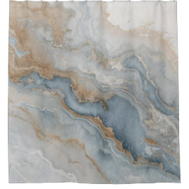 Dusty Blue Grått Tan Beige Abstrakt