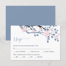Dusty blue gren med  rosa blommor bröllop