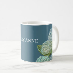 Dusty Blue Hydrangea Bouquet Kaffemugg