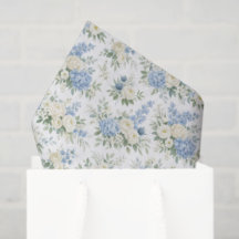Dusty Blue Kräm Blommig Bröllop Bröllopsdusch