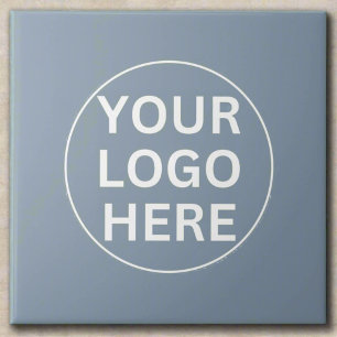 Dusty Blue l Professionell Business Logotyp Brande Kakelplatta