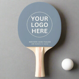 Dusty Blue l Professionell Business Logotyp & Text Pingisracket