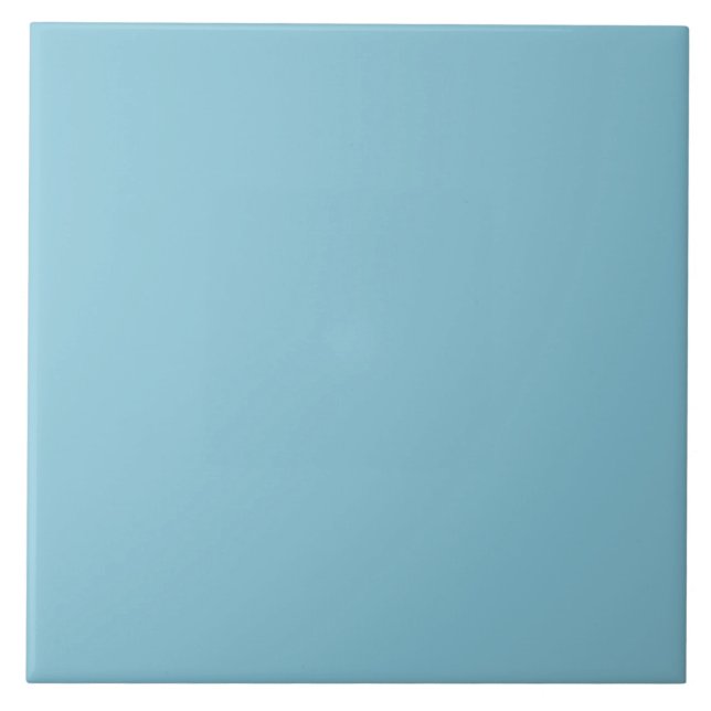 Dusty Blue Light Powder 2015 Färg Trend Template Kakelplatta (Framsidan)
