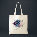 Dusty Blue Lila Navy Lilac Blooms Bröllop Tygkasse<br><div class="desc">Elegant dammig blå Lila lilac lavender blommigt Tema bröllop brid till säcken med elegant bouquet av dammig blått,  marin,  lila,  lök av blommor från färg och sage ro eucalyptus grönt. Kontakta mig om du behöver hjälp med anpassning eller om du behöver någon annan produkt med den här designen.</div>