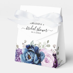 Dusty Blue Lila Navy Lilac Blooms Möhippa Presentaskar