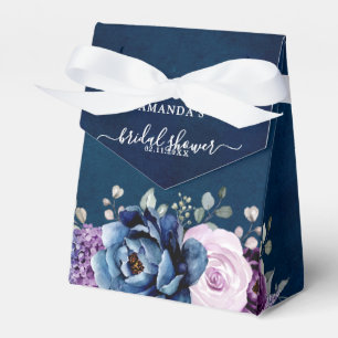 Dusty Blue Lila Navy Lilac Blooms Möhippa Presentaskar