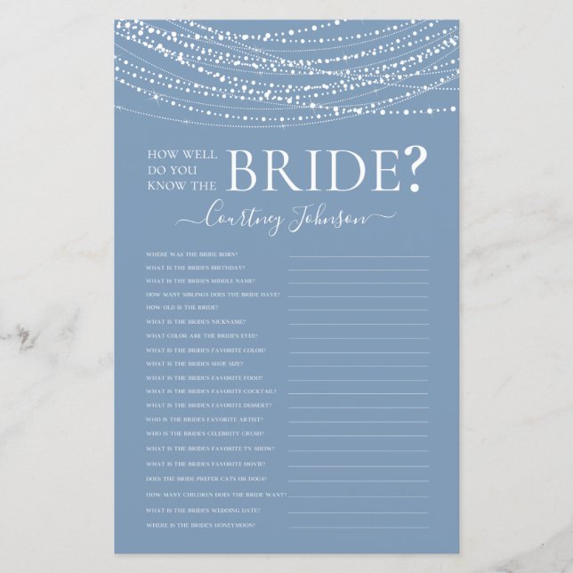 Dusty Blue Ljus Möhippa Game (Framsida)