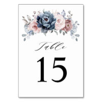 Dusty Blue Mauve Ro Rosa Slate Blommigt Bröllop