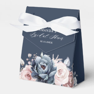 Dusty Blue Mauve Ro Slate Blommigt Möhippa F Presentaskar