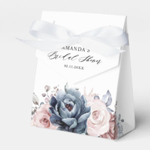 Dusty Blue Mauve Ro Slate Blommigt Möhippa Presentaskar