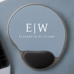 Dusty Blue Minimalist Modern Monogram-Elegant Gel Musmatta<br><div class="desc">Vi presenterar vår moderna moderna monogramsamling för Dusty Blue - Elegant Samla stil med underskattad sofistikering och tidlös charm. Vår samling har minimalistisk design i en lugnande blått nyans, förbättrad med monogram för elegant som är skräddarsydda efter din personliga smak. Från raffinerat kontorsmaterial till mångsidiga tillbehör är varje biet i...</div>