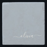 Dusty Blue Minimalist Modern Monogram-Elegant Stenunderlägg<br><div class="desc">Vi presenterar vår moderna moderna monogramsamling för Dusty Blue - Elegant Samla stil med underskattad sofistikering och tidlös charm. Vår samling har minimalistisk design i en lugnande blått nyans, förbättrad med monogram för elegant som är skräddarsydda efter din personliga smak. Från raffinerat kontorsmaterial till mångsidiga tillbehör är varje biet i...</div>