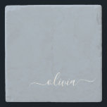Dusty Blue Minimalist Modern Monogram-Elegant Stenunderlägg<br><div class="desc">Vi presenterar vår moderna moderna monogramsamling för Dusty Blue - Elegant Samla stil med underskattad sofistikering och tidlös charm. Vår samling har minimalistisk design i en lugnande blått nyans, förbättrad med monogram för elegant som är skräddarsydda efter din personliga smak. Från raffinerat kontorsmaterial till mångsidiga tillbehör är varje biet i...</div>